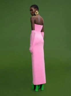 The Bysha Maxi Dress In Bubblegum -Solace Dress Shop 211118 SolaceLondon PF22 Look 23 034 v2