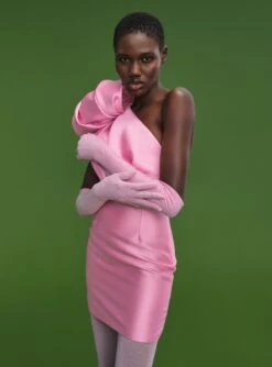 The Frida Mini Dress In Bubblegum -Solace Dress Shop 211118 SolaceLondon PF22 Look 24 055 v1