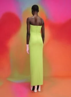 The Bysha Maxi Dress In Chartreuse -Solace Dress Shop 211118 SolaceLondon PF22 Look 27 055 v1