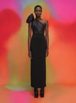 The Rennie Maxi Dress In Black