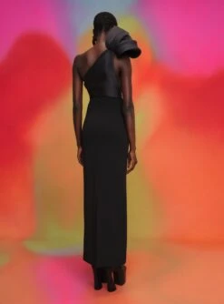 The Rennie Maxi Dress In Black -Solace Dress Shop 211118 SolaceLondon PF22 Look 30 044 v1