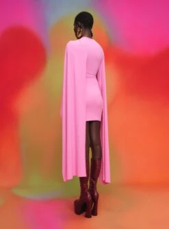 The Leona Mini Dress In Bubblegum -Solace Dress Shop 211118 SolaceLondon PF22 Look 31 053 v1