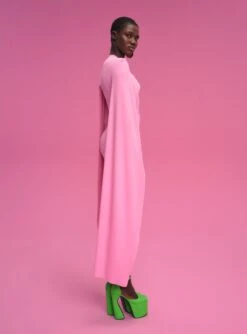 The Tilda Midi Dress In Bubblegum -Solace Dress Shop 211119 SolaceLondon PF22 Look 35 015 v1