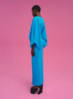 The Yael Maxi Dress In Azure -Solace Dress Shop 211119 SolaceLondon PF22 Look 38 022 v1