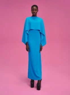 The Yael Maxi Dress In Azure
