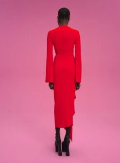 The Giana Skirt In Red -Solace Dress Shop 211119 SolaceLondon PF22 Look 39 028 v1