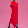The Giana Skirt In Red -Solace Dress Shop 211119 SolaceLondon PF22 Look 39 042 v1