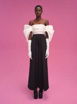 The Freya Jumpsuit In Black & Cream