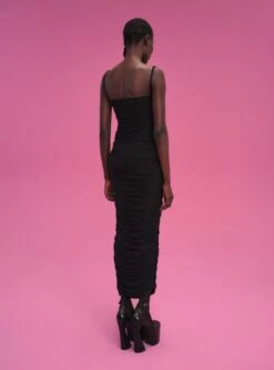 Adler Midi Dress In Black -Solace Dress Shop 211119 SolaceLondon PF22 Look 43 014 v1