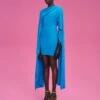 The Leona Mini Dress In Azure -Solace Dress Shop 211119 SolaceLondon PF22 Look 44 021 v1