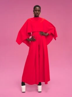 The Lara Jumpsuit In Red -Solace Dress Shop 211119 SolaceLondon PF22 Look 54 024 v2