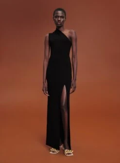 The Averie Dress In Black -Solace Dress Shop 211209 SolaceLondon RS22 Look 10 007