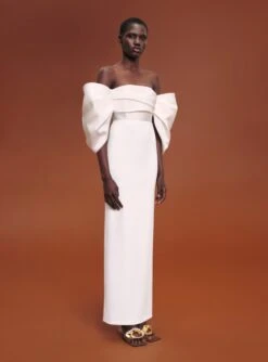 The Arla Dress In Cream -Solace Dress Shop 211209 SolaceLondon RS22 Look 13 124