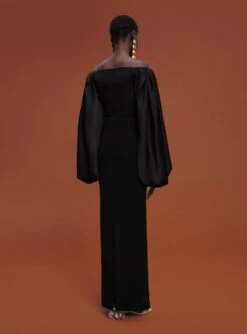 The Finn Maxi Dress In Black -Solace Dress Shop 211209 SolaceLondon RS22 Look 15 042 R1