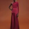 The Sarr Maxi Dress In Mulberry 2 The Sarr Maxi Dress In Mulberry -Solace Dress Shop 211209 SolaceLondon RS22 Look 16 032