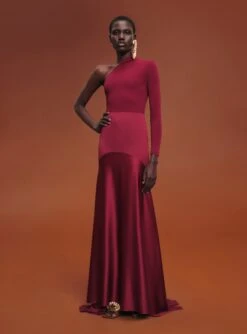 The Sarr Maxi Dress In Mulberry