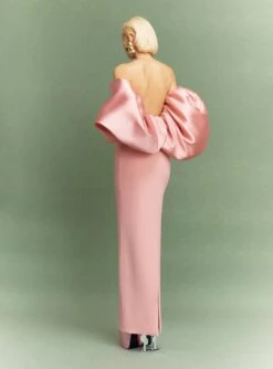 The Floris Maxi Dress In Putty Pink -Solace Dress Shop 21 OS43018 FLORIS MAXI DRESS PUTTY PINK 034 R1