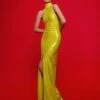 The Santina Maxi Dress In Citrus -Solace Dress Shop 220120 SolaceLondon FW22 03 018 v1