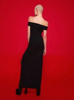 The Martina Maxi Dress In Black -Solace Dress Shop 220120 SolaceLondon FW22 06 050 v1