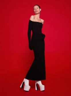 The Kae Maxi Dress In Black