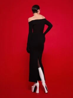 The Kae Maxi Dress In Black -Solace Dress Shop 220120 SolaceLondon FW22 07 054 v1