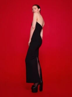 The Riva Maxi Dress In Black 7 The Riva Maxi Dress In Black -Solace Dress Shop 220120 SolaceLondon FW22 12 039 v1