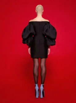 The Lila Mini Dress In Black -Solace Dress Shop 220120 SolaceLondon FW22 20 050 v1