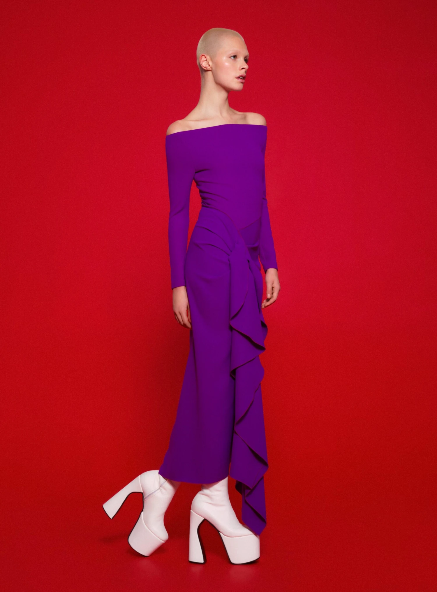 The Lotus Midaxi Dress In Purple 4 The Lotus Midaxi Dress In Purple - Image 2