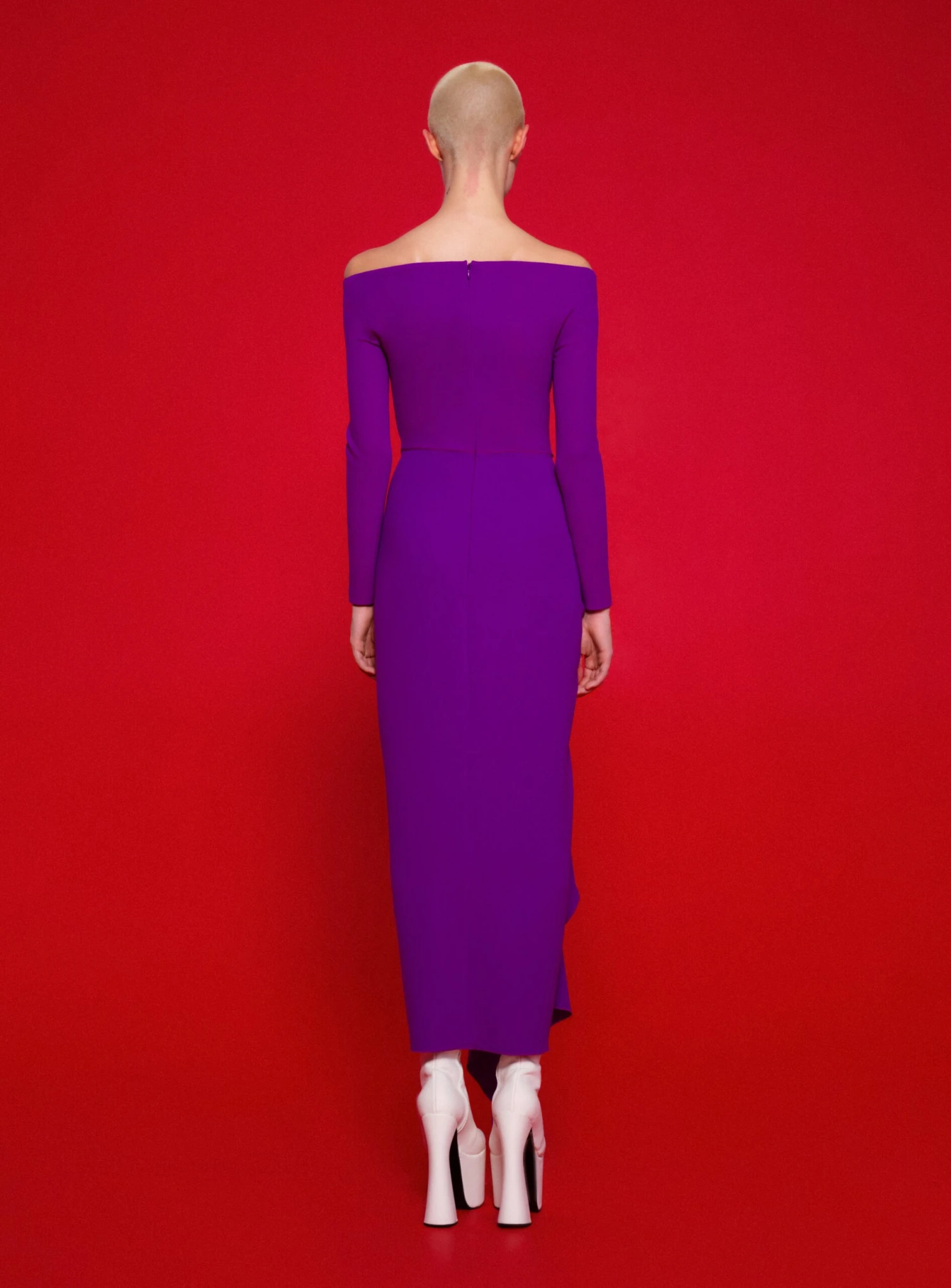 The Lotus Midaxi Dress In Purple 5 The Lotus Midaxi Dress In Purple - Image 3