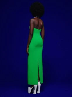 The Riva Maxi Dress In Green -Solace Dress Shop 220121 SolaceLondon FW22 27 034 v1