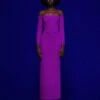 The Kae Maxi Dress In Purple -Solace Dress Shop 220121 SolaceLondon FW22 34 001 v1
