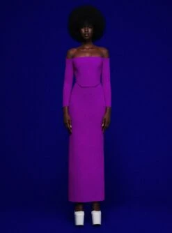 The Kae Maxi Dress In Purple