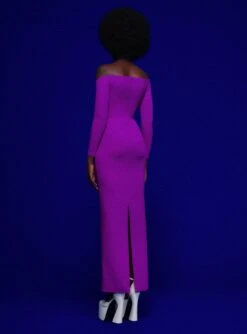 The Kae Maxi Dress In Purple -Solace Dress Shop 220121 SolaceLondon FW22 34 058 v1