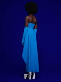 The Omara Maxi Dress In Azure -Solace Dress Shop 220121 SolaceLondon FW22 40 057 v1