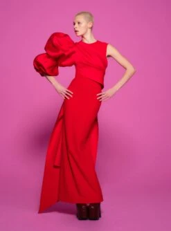 The Moore Maxi Dress In Red