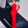 The Loretta Maxi Dress In Red -Solace Dress Shop 220210 SolaceLondon SS22 01 050 v1