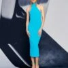 The Heloise Midi Dress In Blue -Solace Dress Shop 220210 SolaceLondon SS22 08 014 v1
