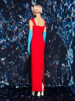 The Calluna Maxi Dress In Red -Solace Dress Shop 220210 SolaceLondon SS22 16 084 v1