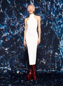 The Heloise Midi Dress In Cream