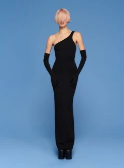 The Loretta Maxi Dress In Black -Solace Dress Shop 220211 SolaceLondon SS22 22 024 v1