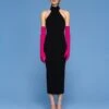 The Heloise Midi Dress In Black -Solace Dress Shop 220211 SolaceLondon SS22 23 030 v1