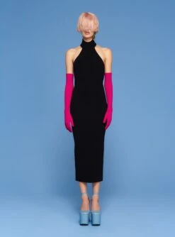 The Heloise Midi Dress In Black
