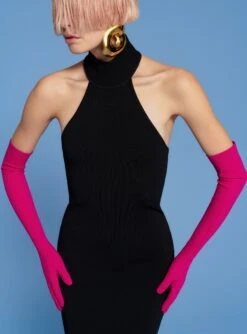 The Heloise Midi Dress In Black -Solace Dress Shop 220211 SolaceLondon SS22 23 082 v1