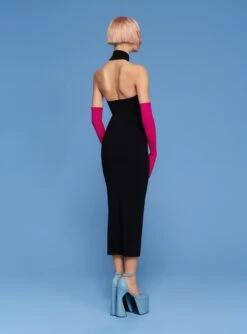 The Heloise Midi Dress In Black -Solace Dress Shop 220211 SolaceLondon SS22 23 154 v1