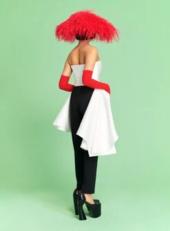 The Terrin Jumpsuit In Cream & Black -Solace Dress Shop 220407 SolaceLondon RS23 03 122 R1