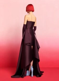 The Sydney Mini Dress In Plum 11 The Sydney Mini Dress In Plum -Solace Dress Shop 220407 SolaceLondon RS23 09 068 R1