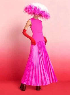 The Sofija Maxi Dress In Fuchsia