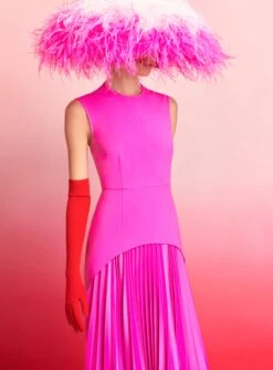 The Sofija Maxi Dress In Fuchsia -Solace Dress Shop 220407 SolaceLondon RS23 13 102 R1