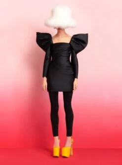 The Riley Mini Dress In Black 8 The Riley Mini Dress In Black -Solace Dress Shop 220408 SolaceLondon RS23 18 006 R1