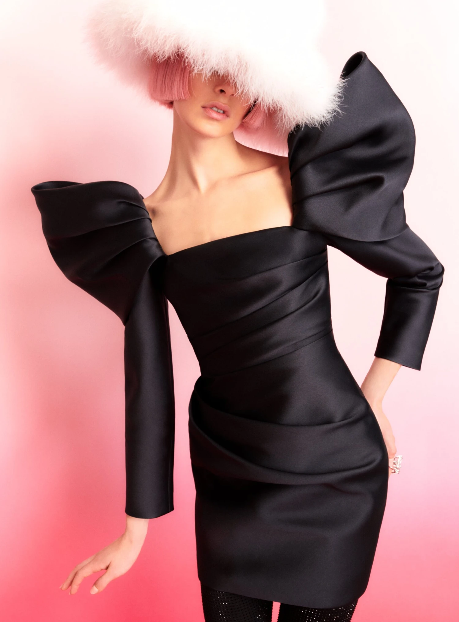 The Riley Mini Dress In Black 3 The Riley Mini Dress In Black